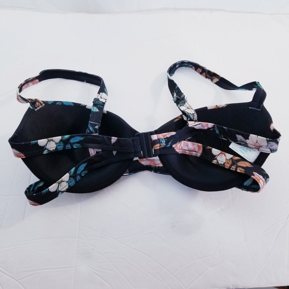 Asos Swim Floral Bikini Bra Top Size 34DD/E - Picture 3 of 12